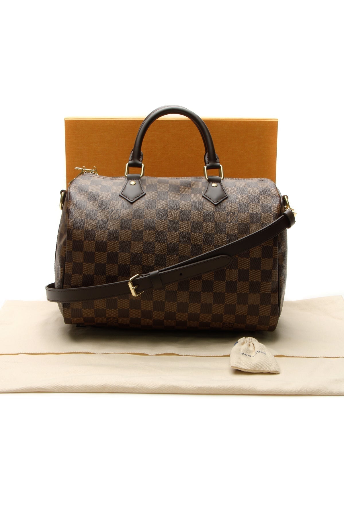 Speedy Bandouliere 30 Bag - Damier Ebene - image 9