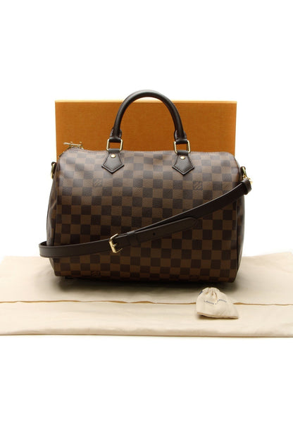 Speedy Bandouliere 30 Bag - Damier Ebene - image 9