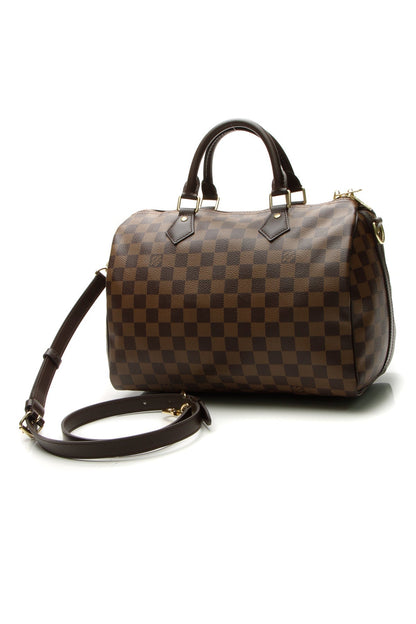 Speedy Bandouliere 30 Bag - Damier Ebene - image 3