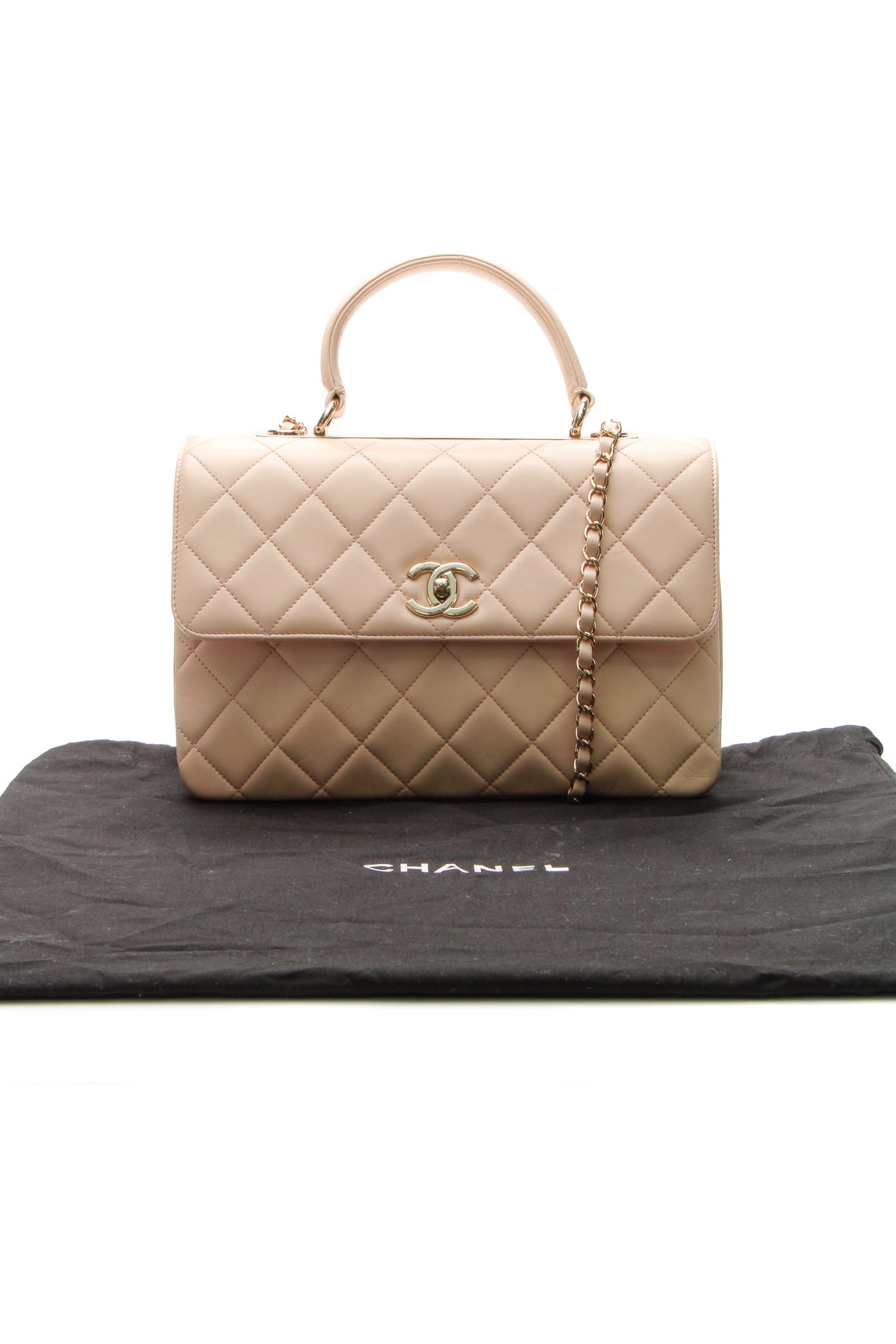 Trendy CC Medium Bag - Beige - image 14