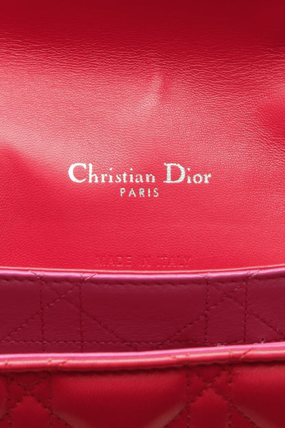 Cannage Miss Dior Large Flap Bag - Dark Pink - image 11