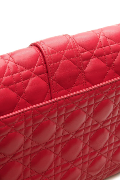 Cannage Miss Dior Large Flap Bag - Dark Pink - image 8