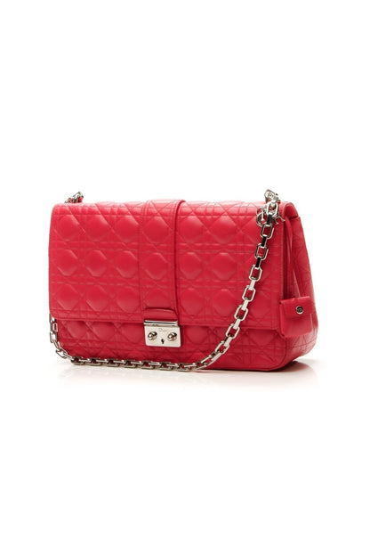 Cannage Miss Dior Large Flap Bag - Dark Pink - image 1