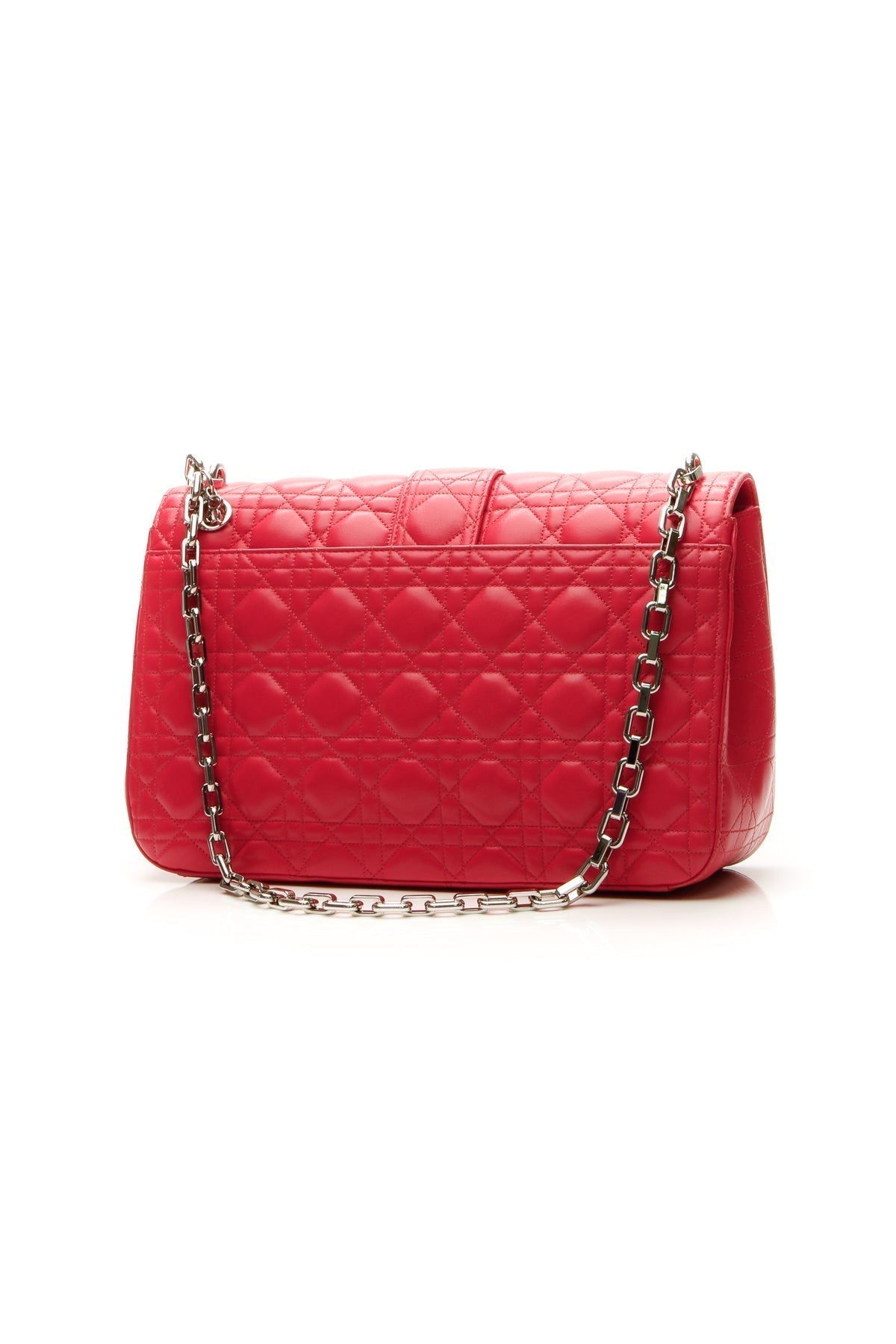 Cannage Miss Dior Large Flap Bag - Dark Pink - image 3