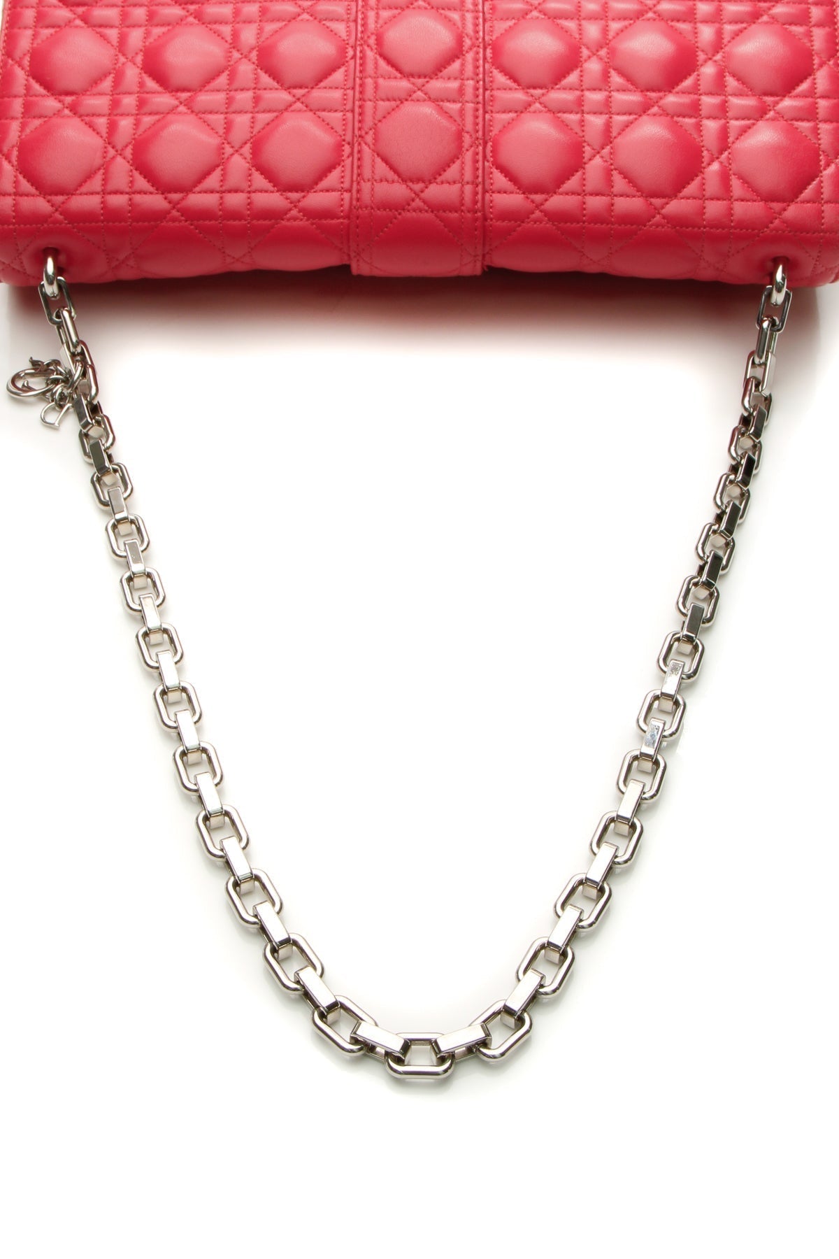 Cannage Miss Dior Large Flap Bag - Dark Pink - image 4