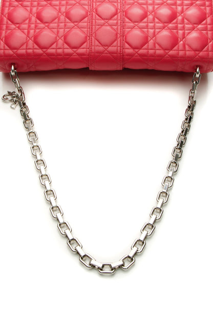 Cannage Miss Dior Large Flap Bag - Dark Pink - image 4