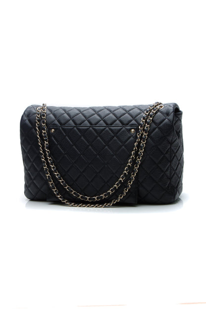 Quilted Airline XXL Single Flap Bag - Navy - image 3