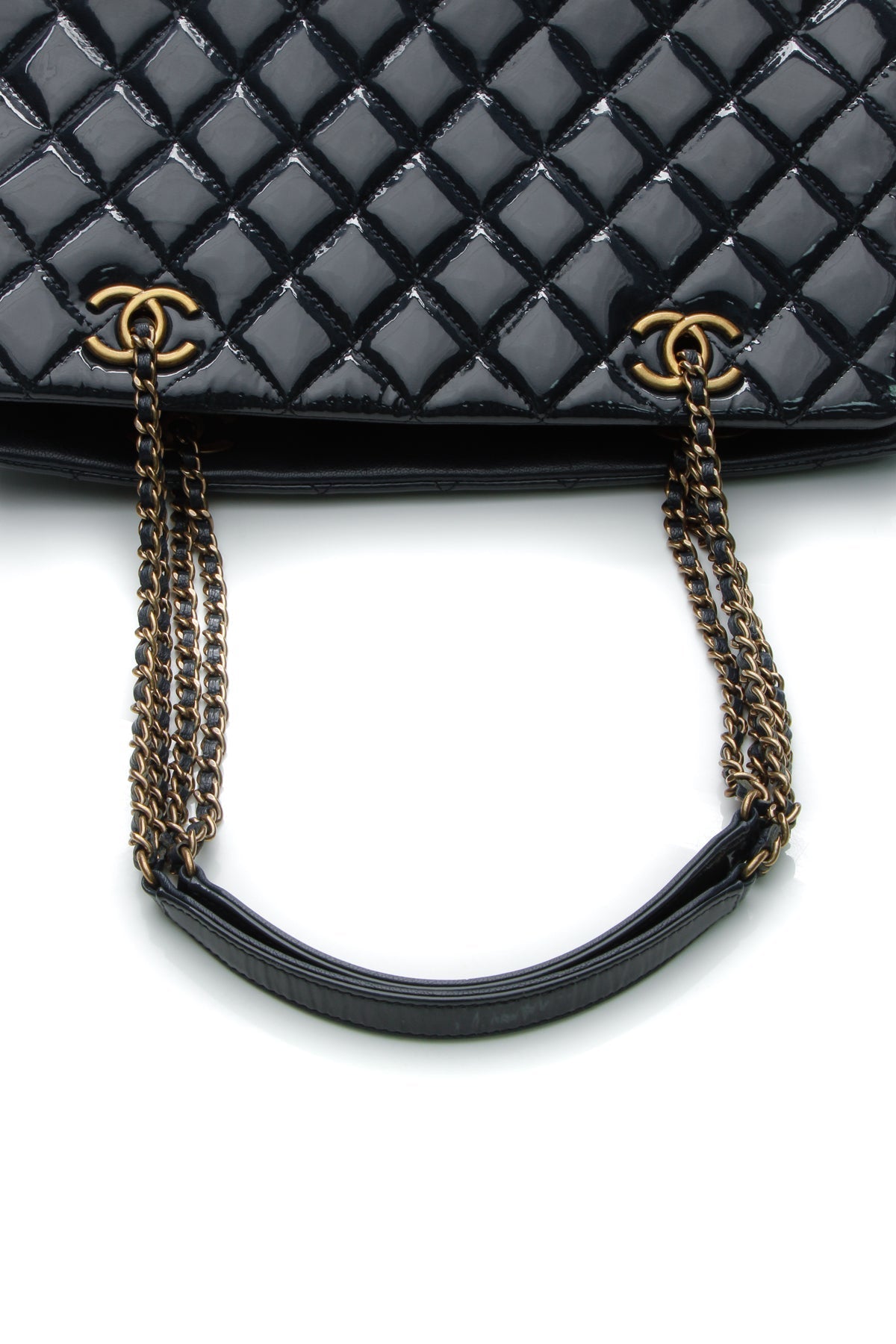 Quilted Small CC Eyelet Tote Bag - Blue - image 6