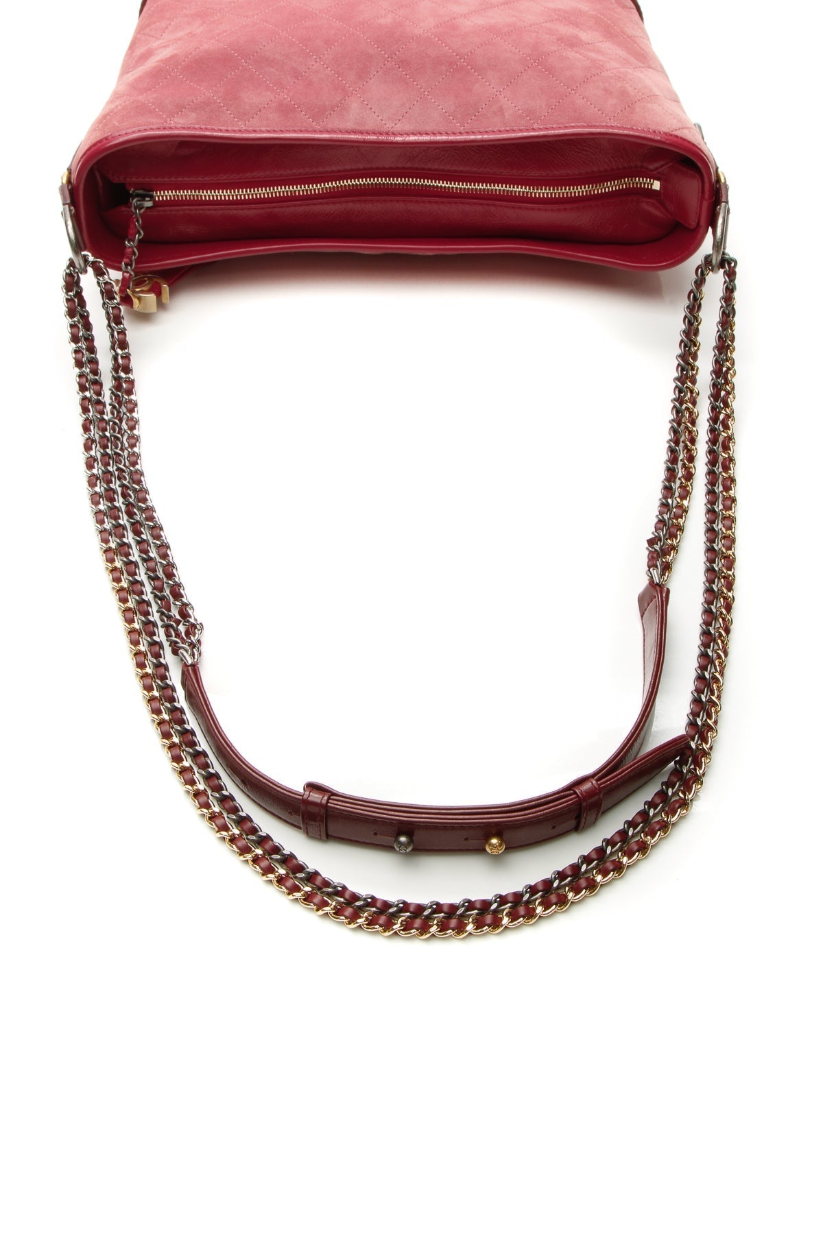 Gabrielle Medium Hobo Bag - Red/Pink - image 6