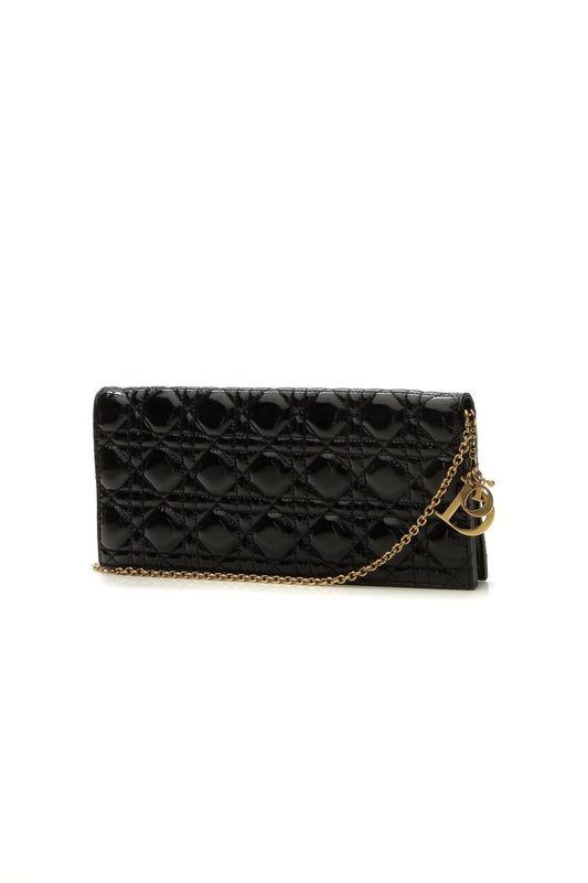 Cannage Lady Dior Clutch Bag - Black - image 1