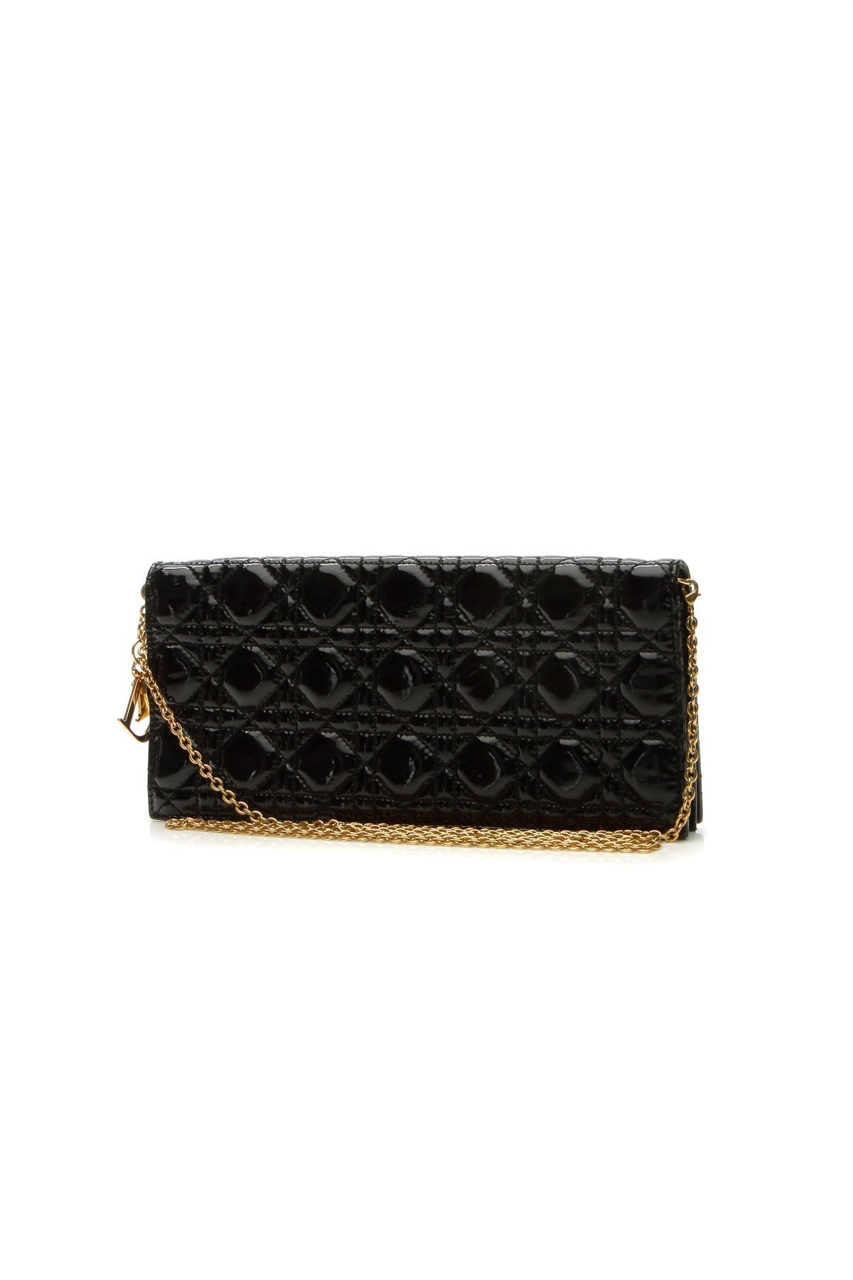 Cannage Lady Dior Clutch Bag - Black - image 3
