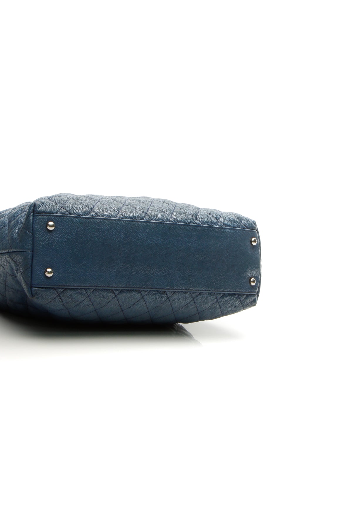 Quilted French Riviera Hobo Bag - Blue - image 4
