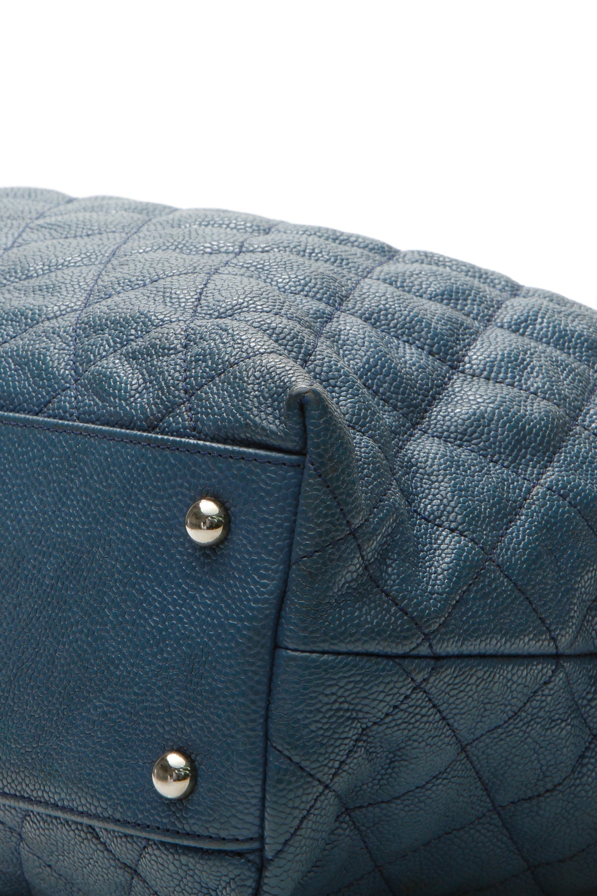 Quilted French Riviera Hobo Bag - Blue - image 5