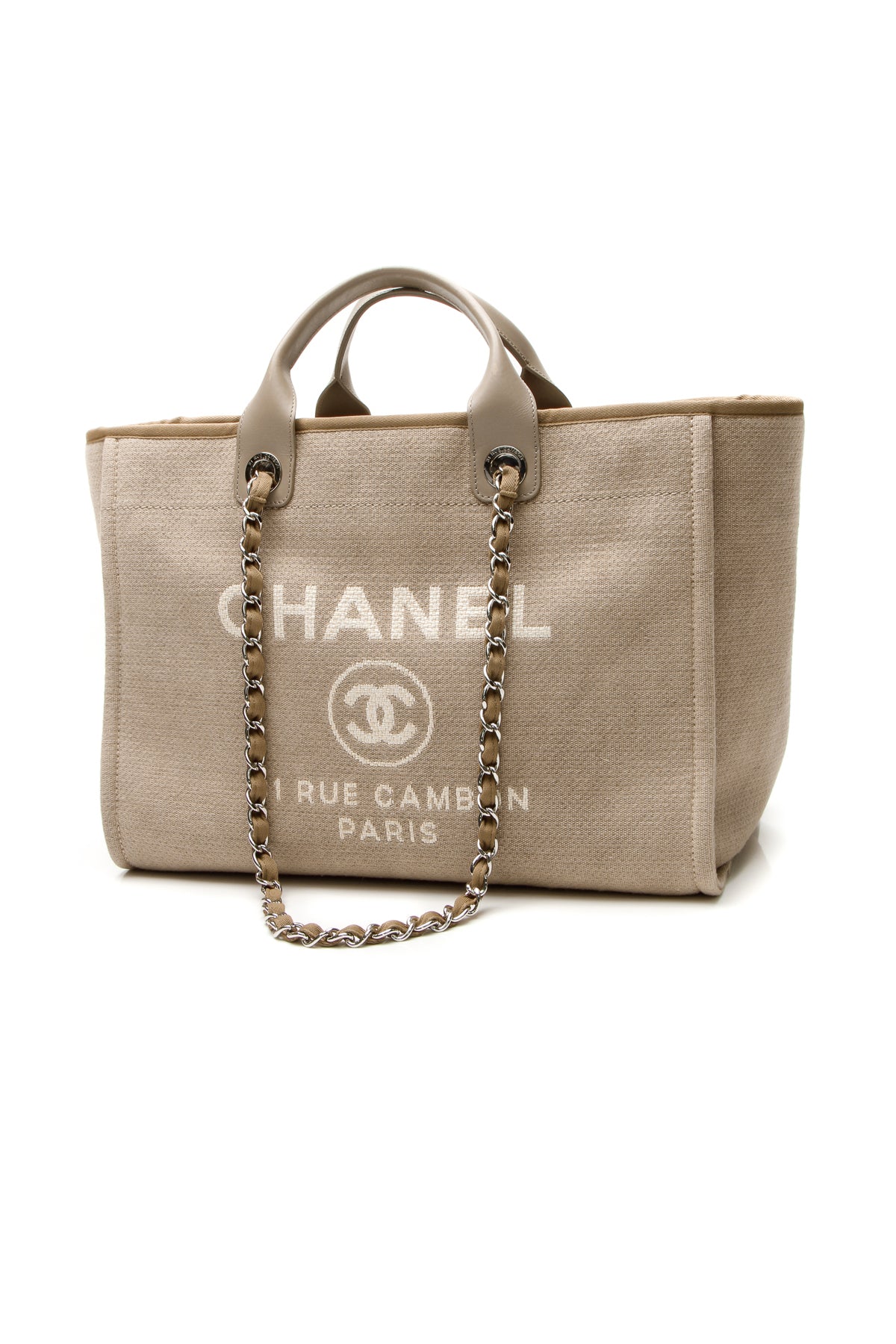 Deauville Medium Tote Bag - Tan - image 1