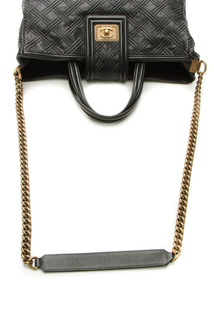 Boy Shopping Tote Bag - Black - image 7