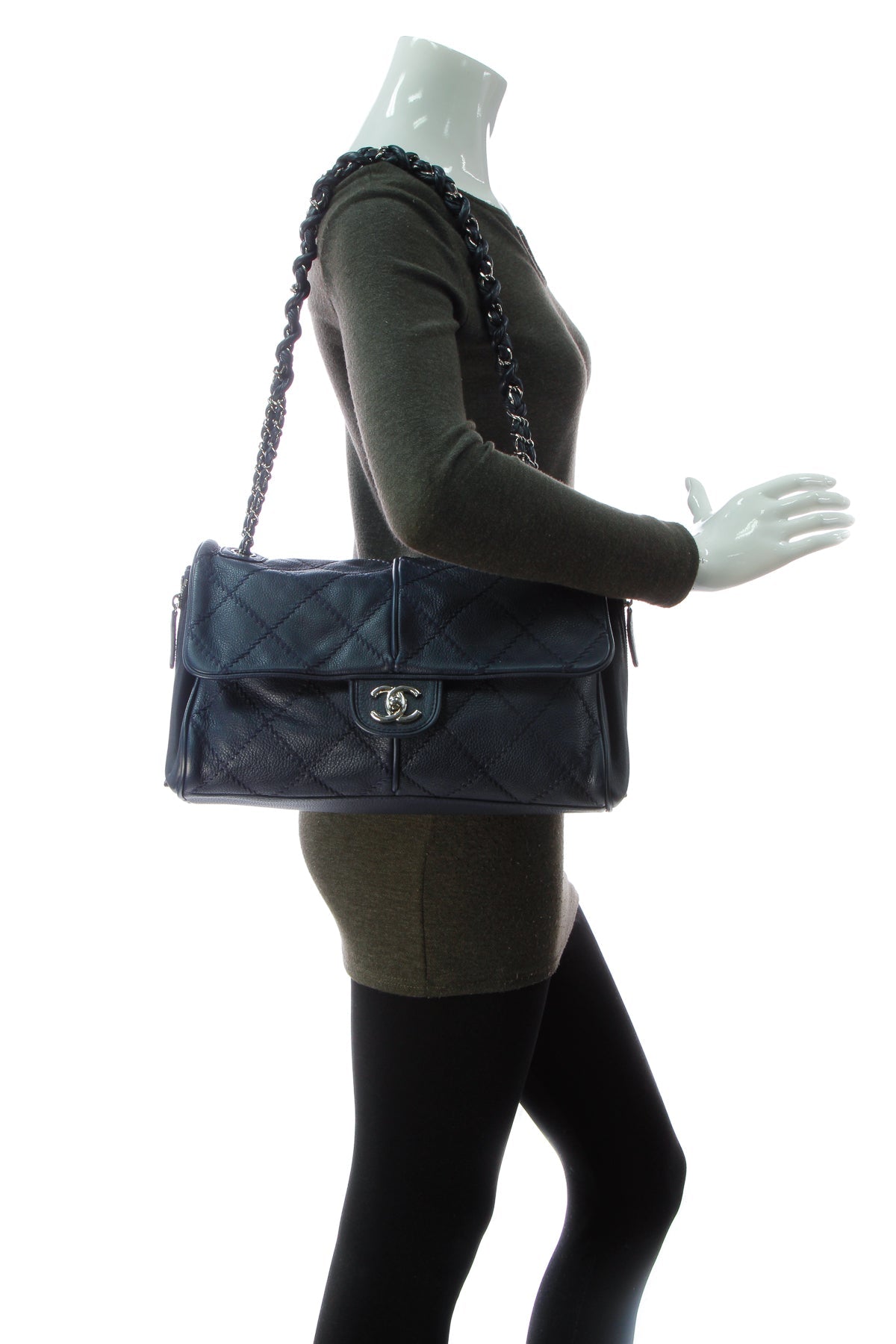 Ultimate Stitch Flap Bag - Navy - image 2