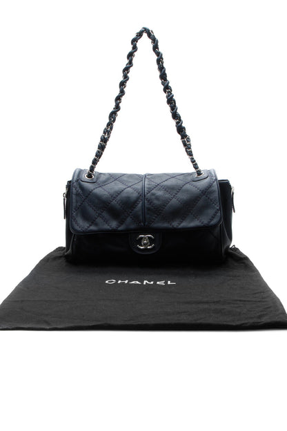 Ultimate Stitch Flap Bag - Navy - image 10