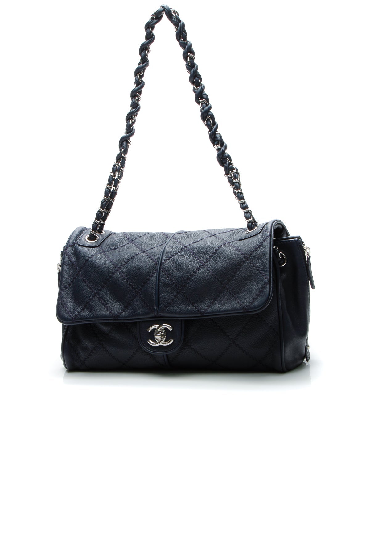 Ultimate Stitch Flap Bag - Navy - image 1