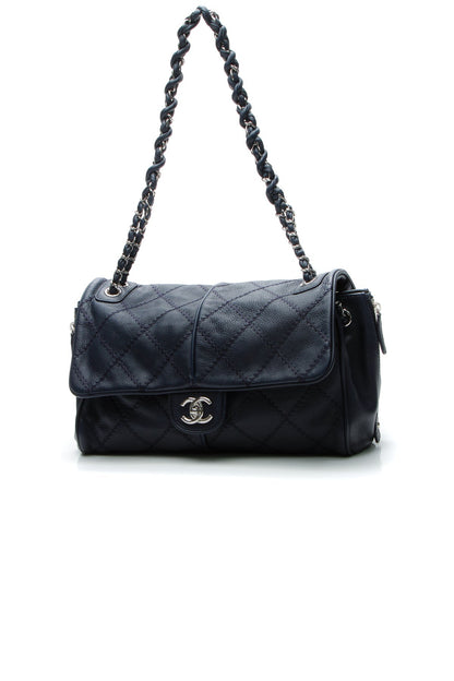 Ultimate Stitch Flap Bag - Navy - image 1