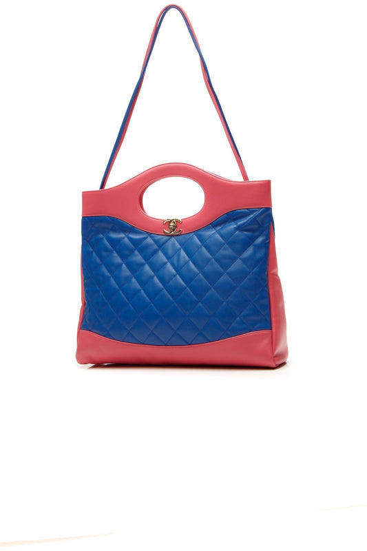 31 Shopping Bag - Blue/Coral - image 1