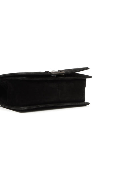 Chevron Old Medium Boy Bag - Black - image 4
