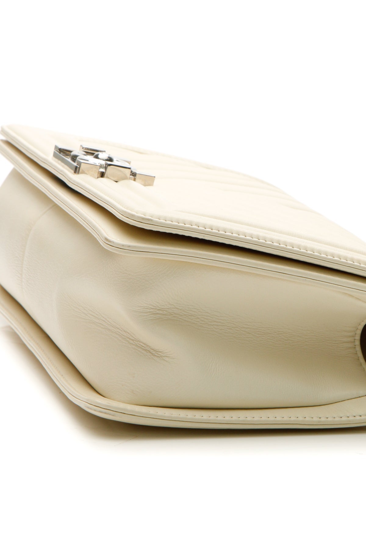 Chevron Old Medium Boy Bag - Ivory - image 6
