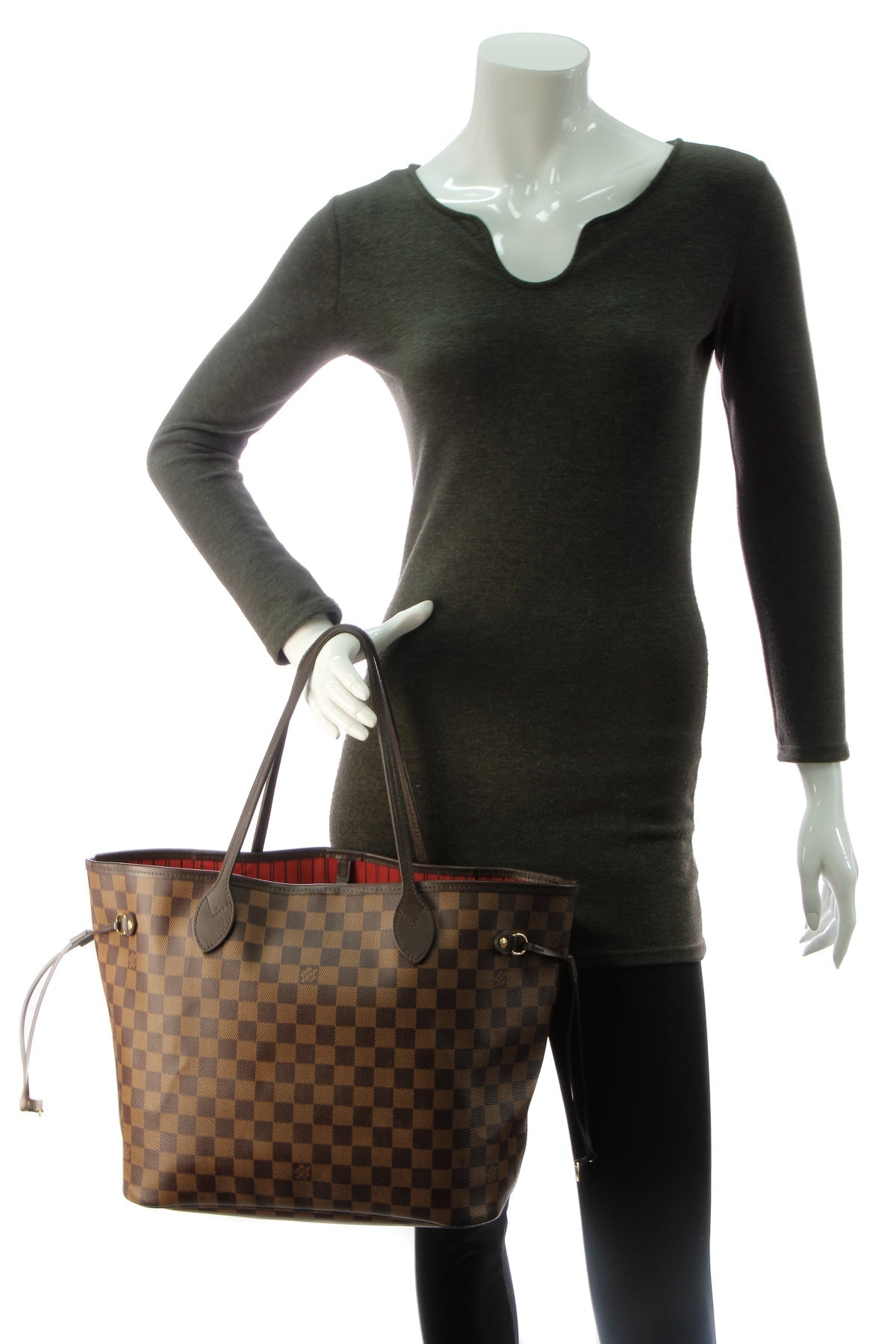 Neverfull MM Tote Bag - Damier Ebene - image 2