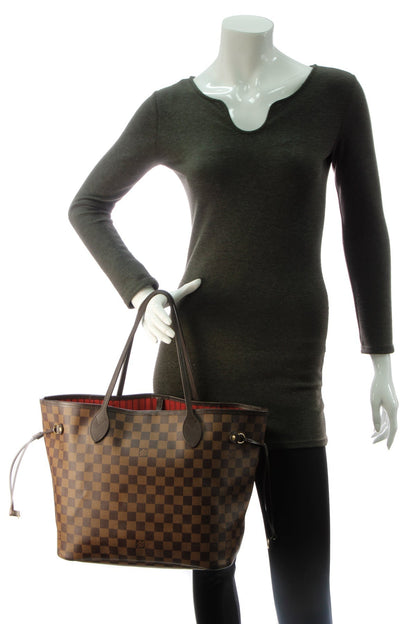 Neverfull MM Tote Bag - Damier Ebene - image 2