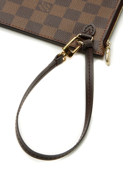 Louis Vuitton Neverfull Pouch Wristlet - Damier Ebene - photo 5
