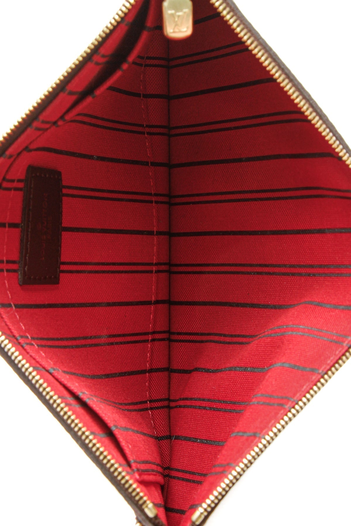 Louis Vuitton Neverfull Pouch Wristlet - Damier Ebene - photo 6