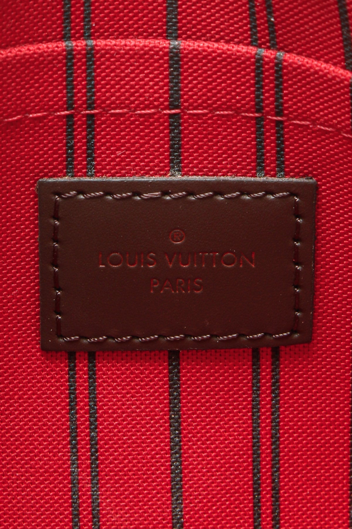Louis Vuitton Neverfull Pouch Wristlet - Damier Ebene - photo 7