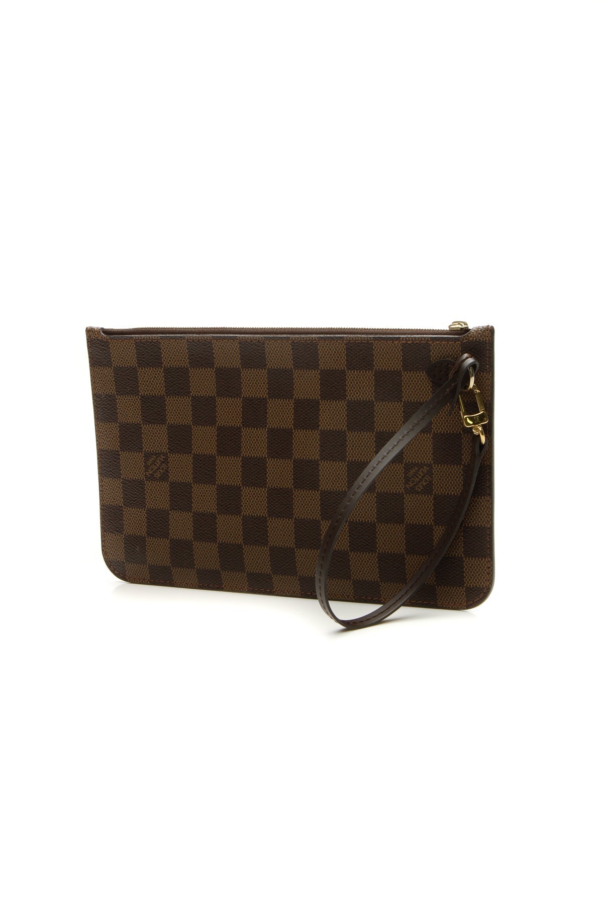 Louis Vuitton Neverfull Pouch Wristlet - Damier Ebene - photo 3