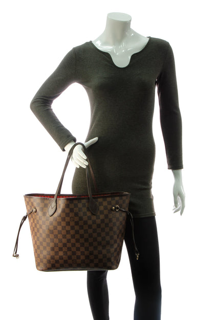Louis Vuitton Neverfull MM Tote Bag - Damier Ebene - photo 2