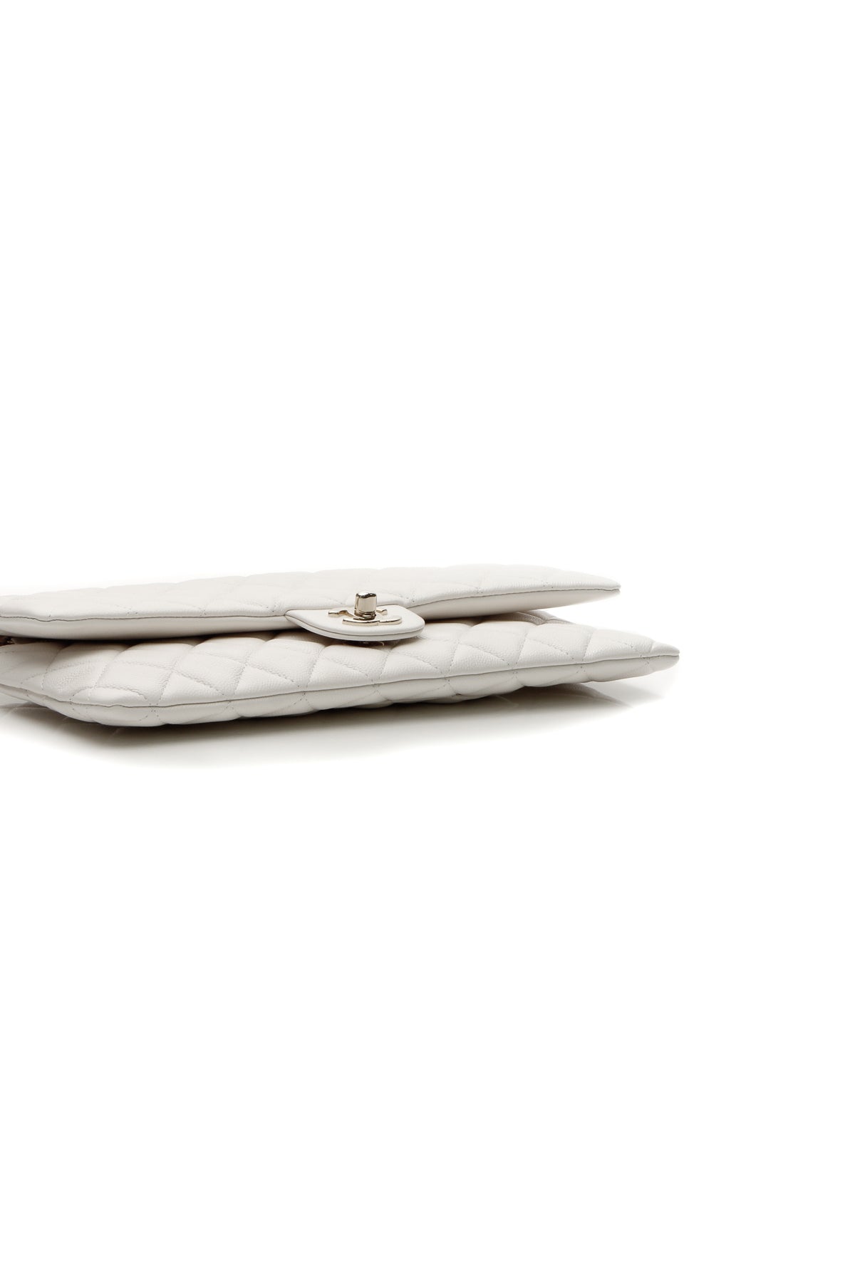 Classic Flap Clutch Bag - White - image 4