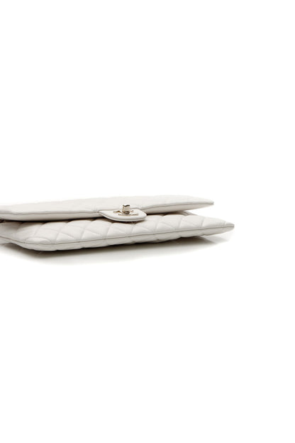 Classic Flap Clutch Bag - White - image 4