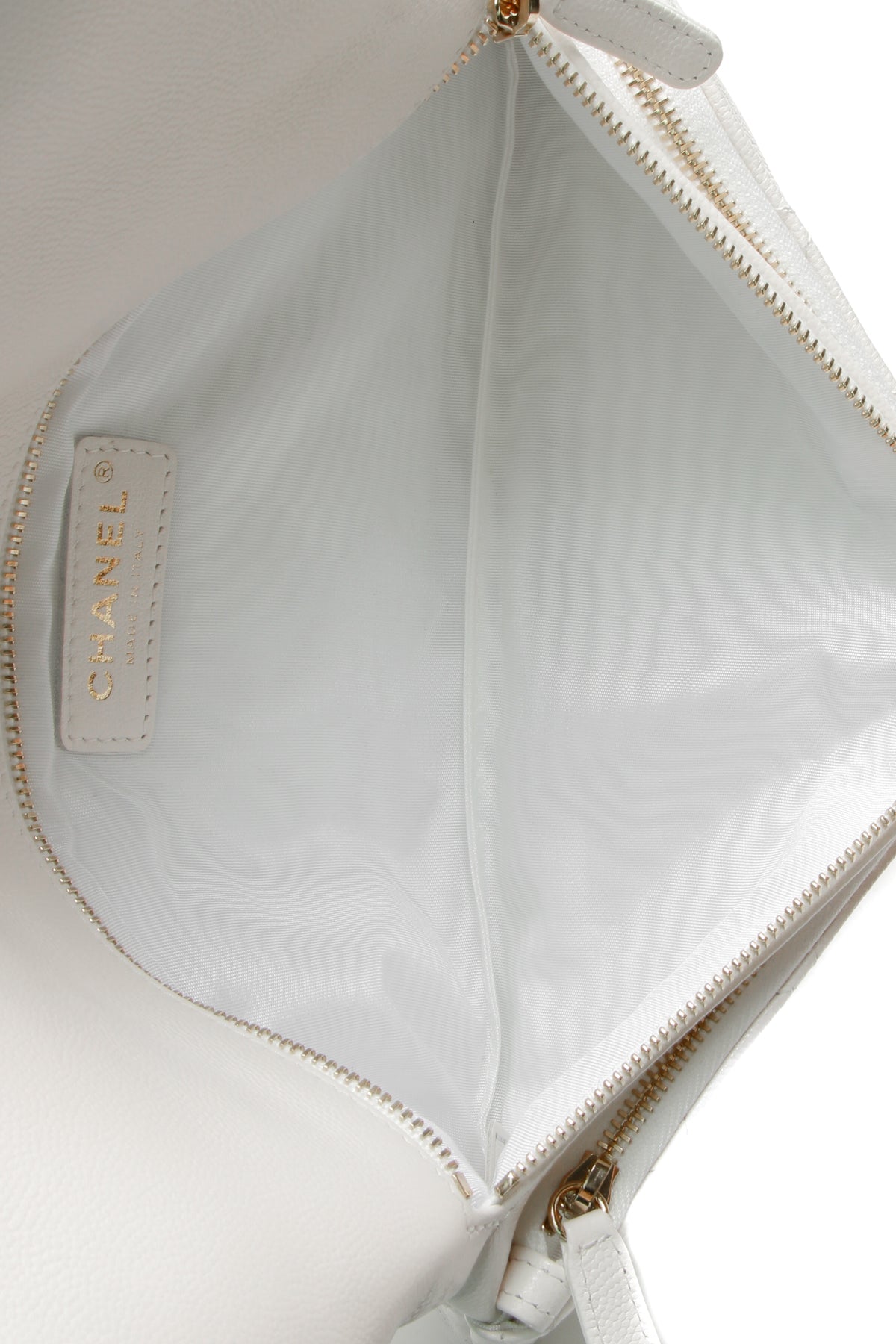 Classic Flap Clutch Bag - White - image 7