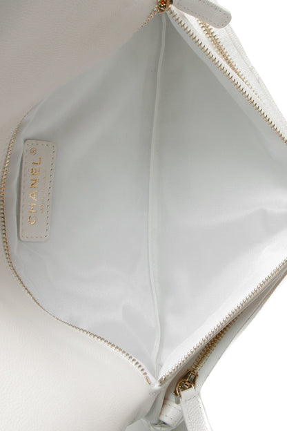 Classic Flap Clutch Bag - White - image 7