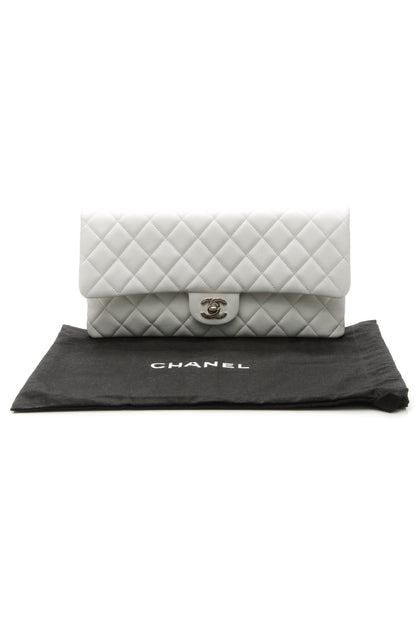 Classic Flap Clutch Bag - White - image 10