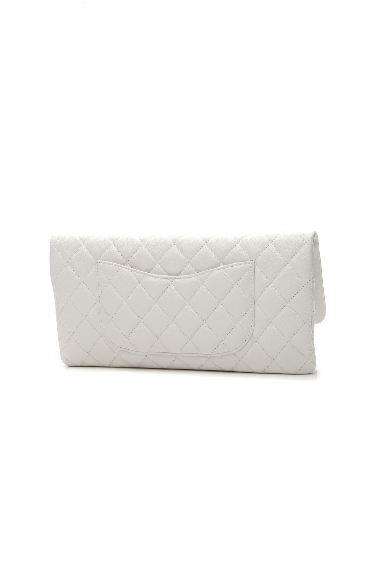 Classic Flap Clutch Bag - White - image 3