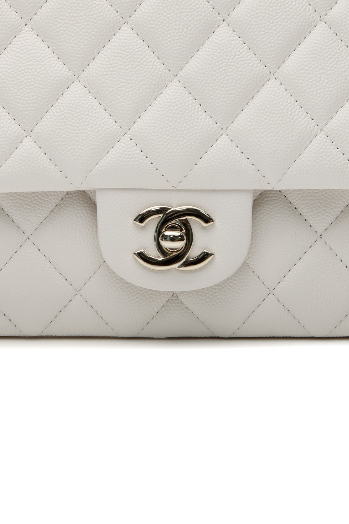 Classic Flap Clutch Bag - White - image 6