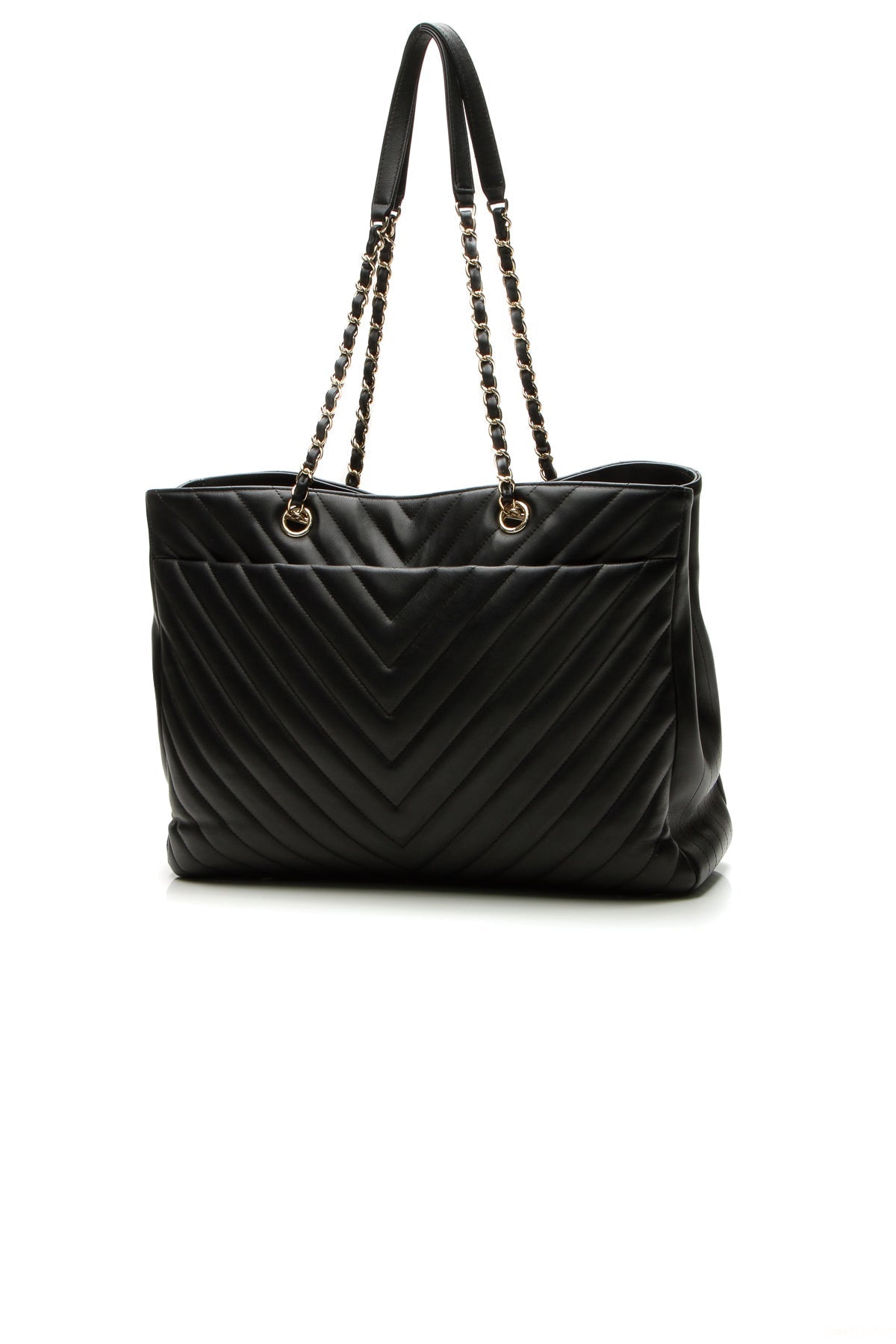 Chevron Tote Bag - Black - image 3