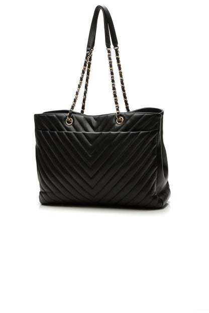 Chevron Tote Bag - Black - image 3