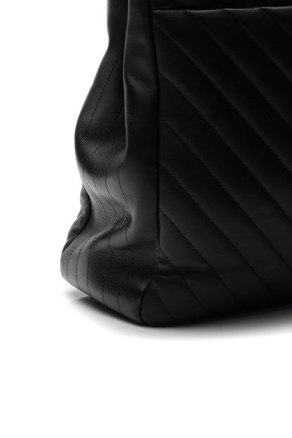 Chevron Tote Bag - Black - image 5