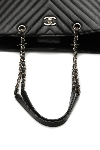 Chevron Tote Bag - Black - image 6