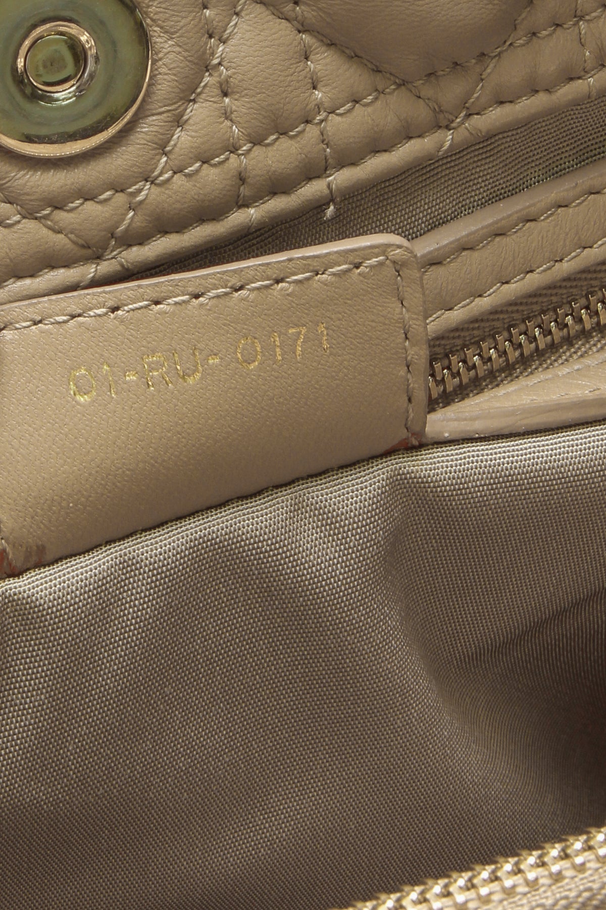 Cannage Large Shopping Tote Bag - Beige - image 11