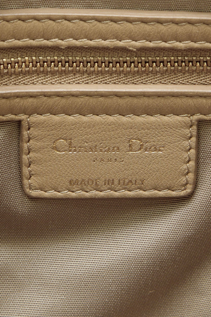 Cannage Large Shopping Tote Bag - Beige - image 9