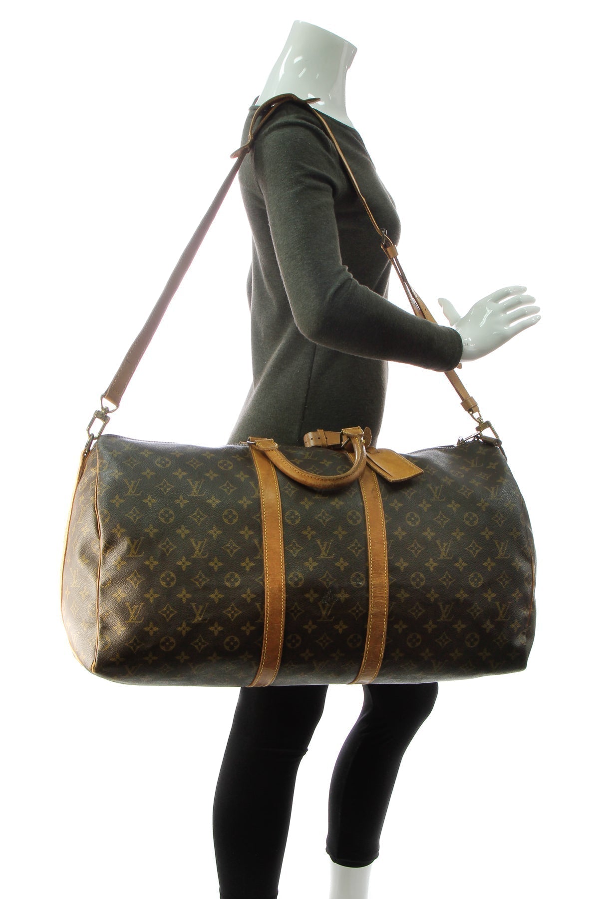 Louis Vuitton Vintage Keepall Bandouliere 55 Travel Bag - Monogram - photo 2