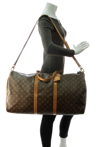Vintage Keepall Bandouliere 60 Travel Bag - Monogram - image 2