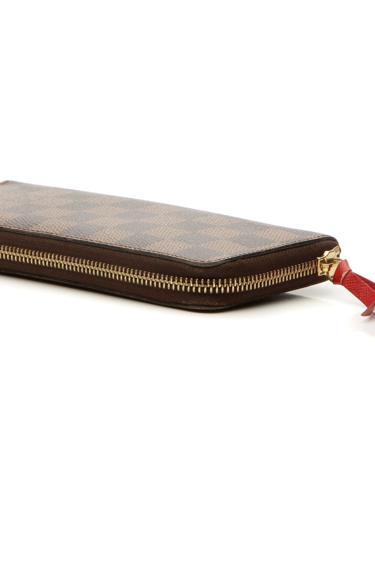 Clemence Wallet - Damier Ebene/Cerise - image 4
