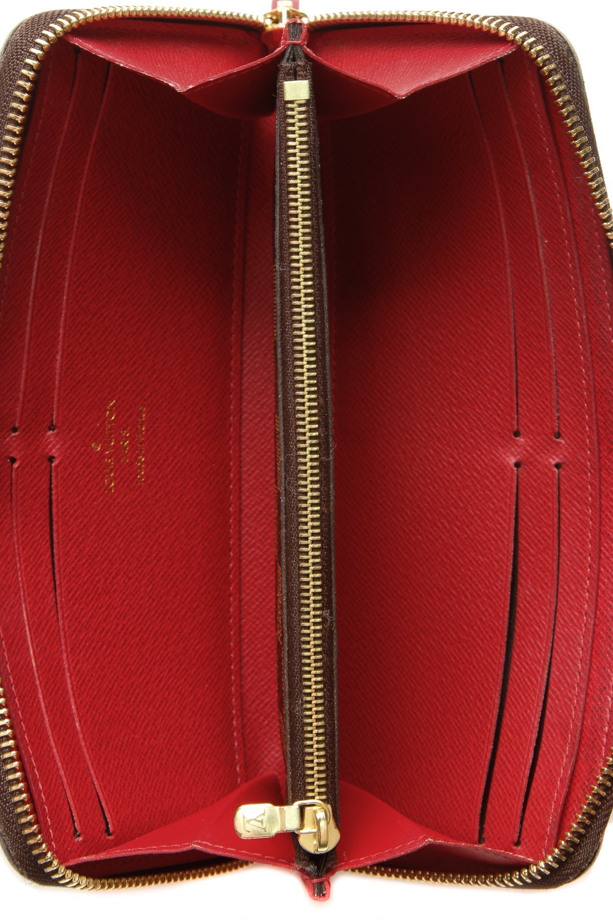 Clemence Wallet - Damier Ebene/Cerise - image 5
